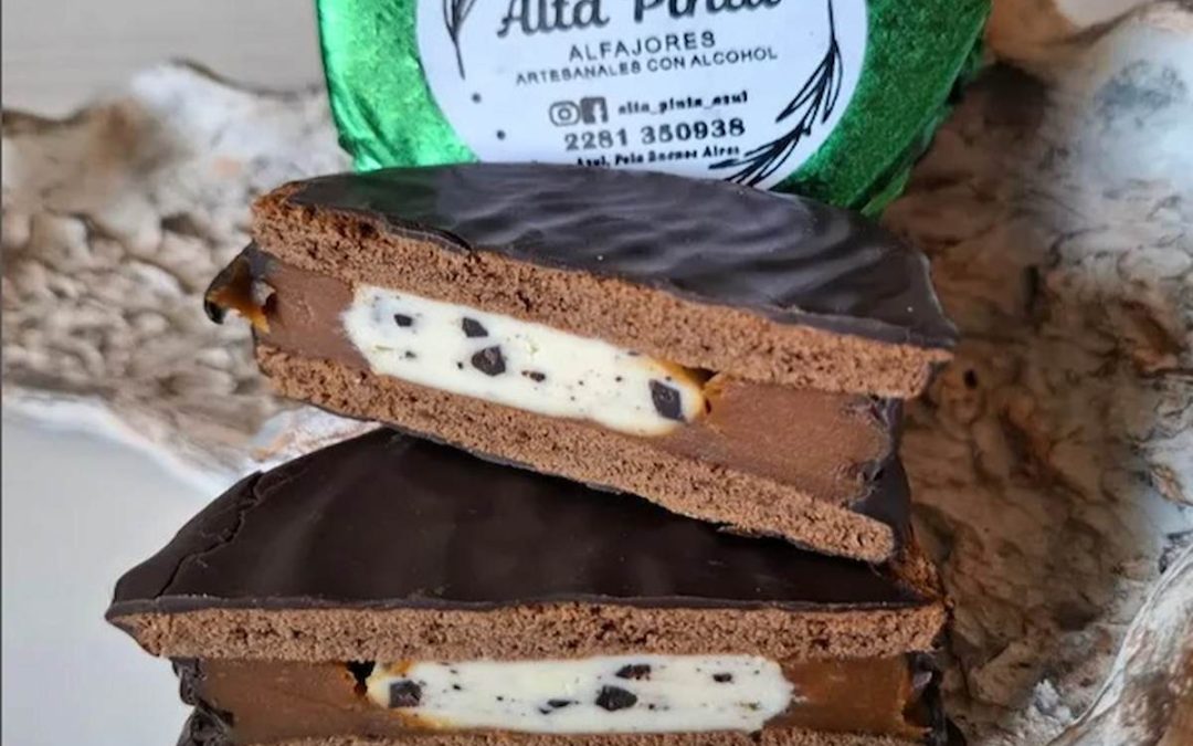 Alta pinta: alfajores con un toque de alcohol